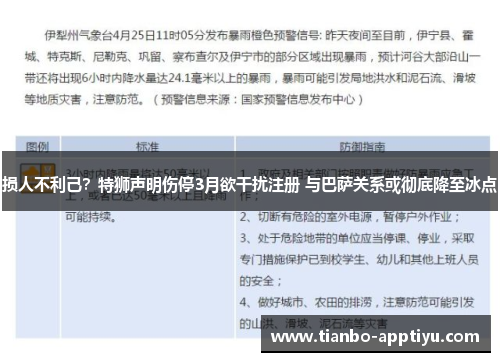 损人不利己？特狮声明伤停3月欲干扰注册 与巴萨关系或彻底降至冰点